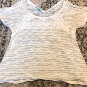 White lace top
